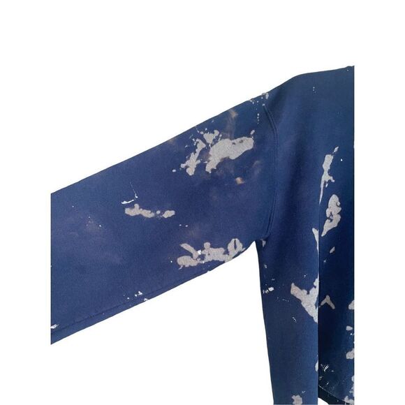 Upcycled Tie-Dyed & Paint Spackled Sweatshirt - Picture 4 of 7